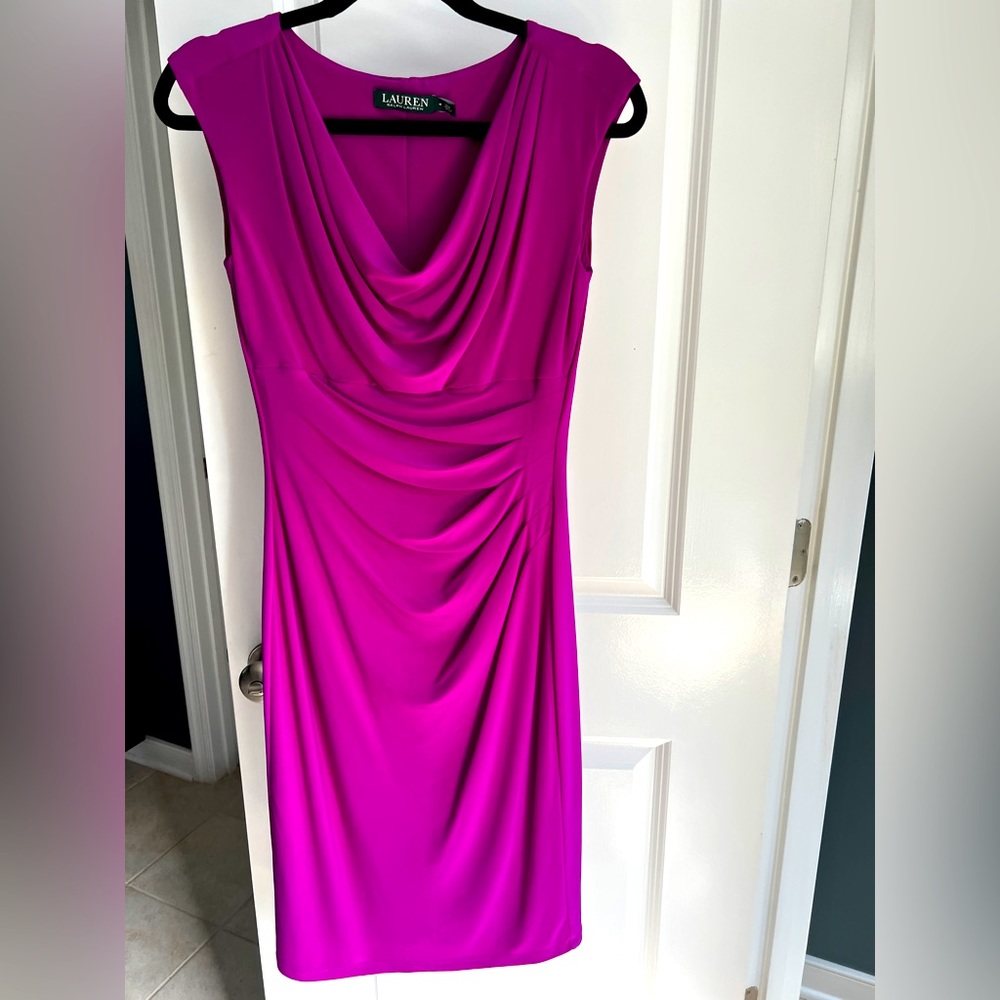 Ralph Lauren size 4 cocktail dress. Gorgeous  pink/purple